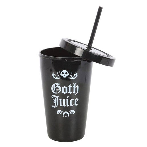 Goth Juice Plastic Tumbler with Straw - Sweet Cokie