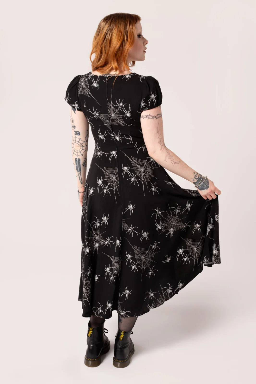 Grungy Spider Dress - Hell Bunny - Sweet Cokie