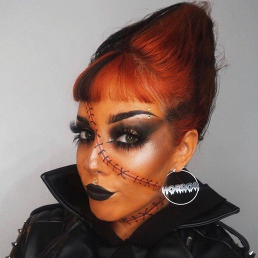 Horror Hoops | Gothic Goth Alternative Jewellery Earrings - Sweet Cokie