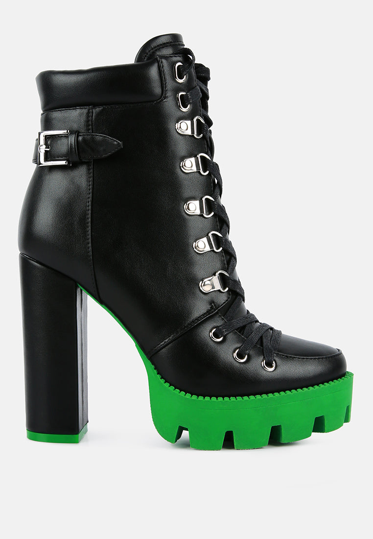Larch Cushion Collared Biker Boots - Sweet Cokie
