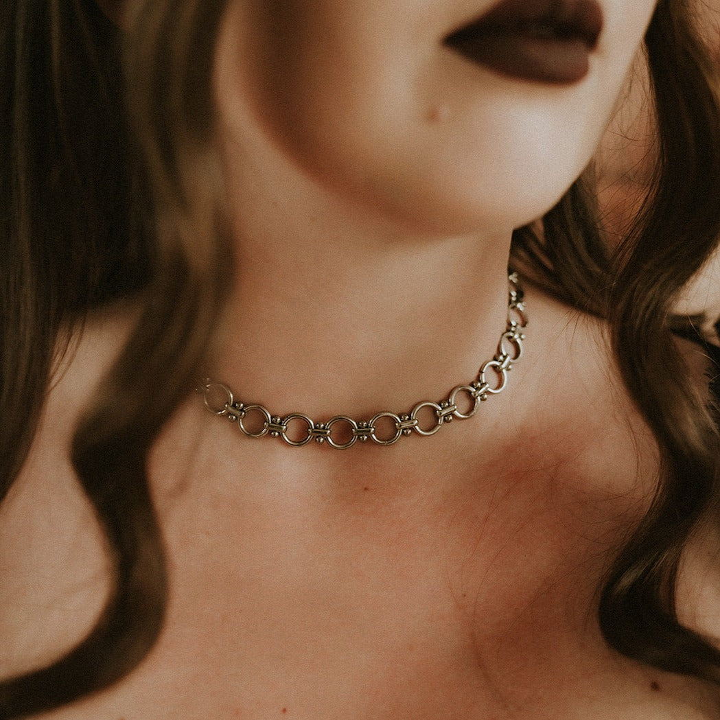 Lovelace O Ring Choker - Sweet Cokie