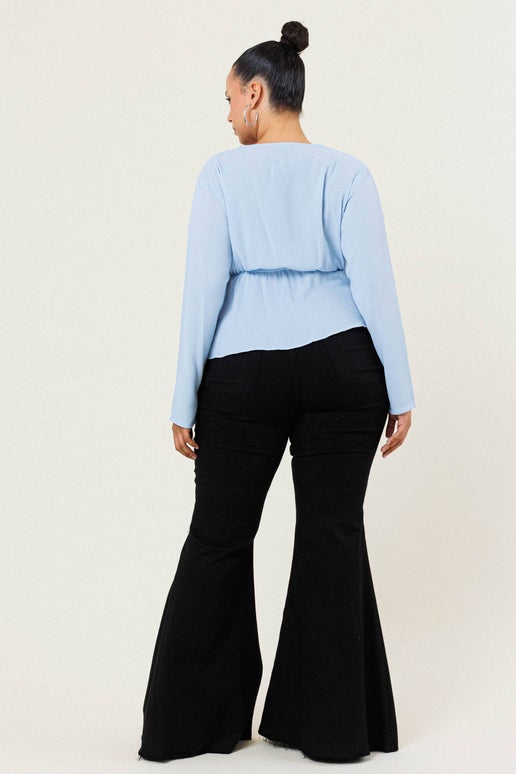 PLUS Swept Away Flare Jeans - Sweet Cokie