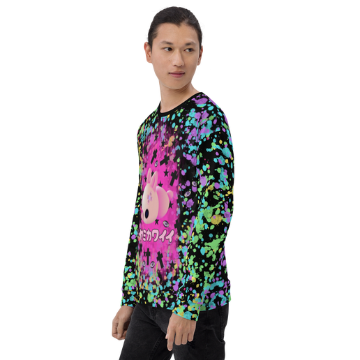 Patterned Sweatshirt | Yami Kawaii Mochi Mouse - Sweet Cokie