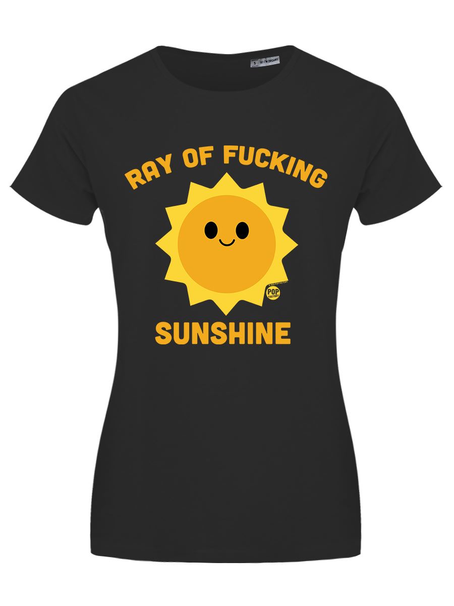 Pop Factory Ray of Fucking Sunshine Black T-shirt