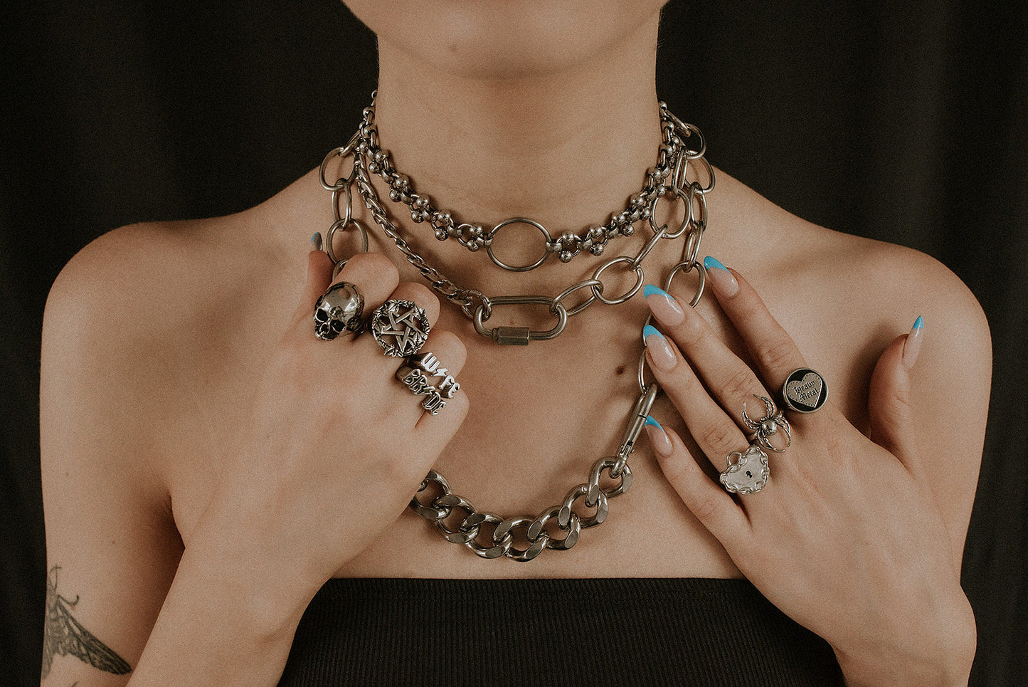 Redemption O Ring Chain Choker - Sweet Cokie