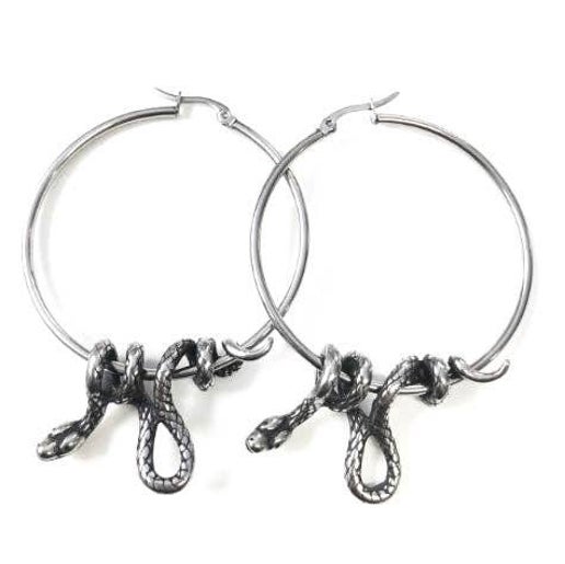 Serpent's Lair Snake Earrings - Sweet Cokie