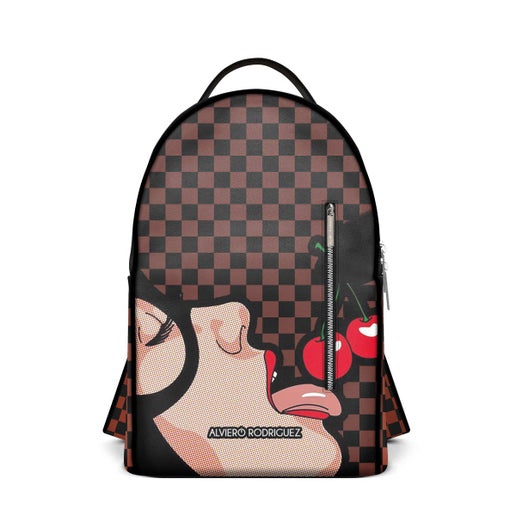 Alviero Street Backpack Cherry - Sweet Cokie 