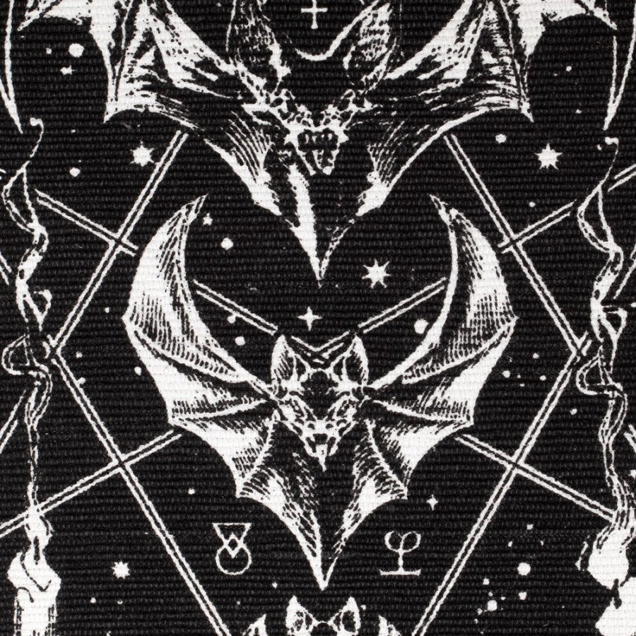 Bat Moon Phase Rug Gothic Cotton Wall Floor Decor - Sweet Cokie
