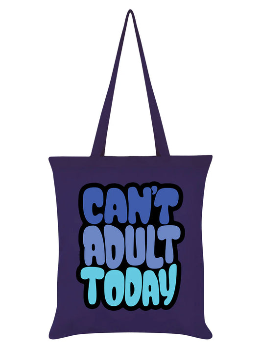 Can't Adult Today Purple Tote Bag - Sweet Cokie 