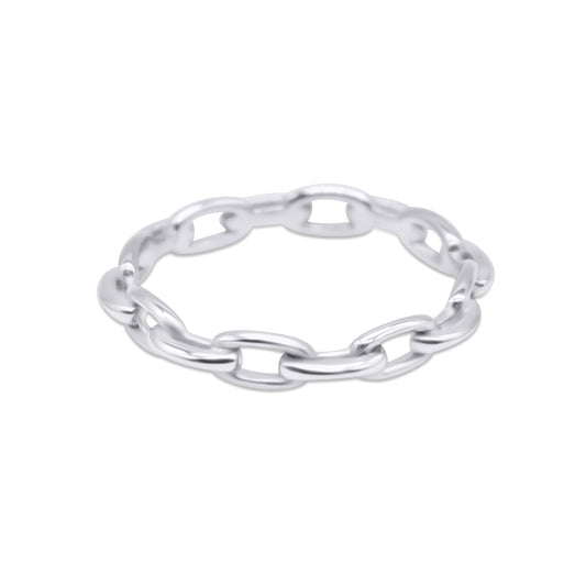 Chained Up Plain Chain Stacking Ring - Sweet Cokie 