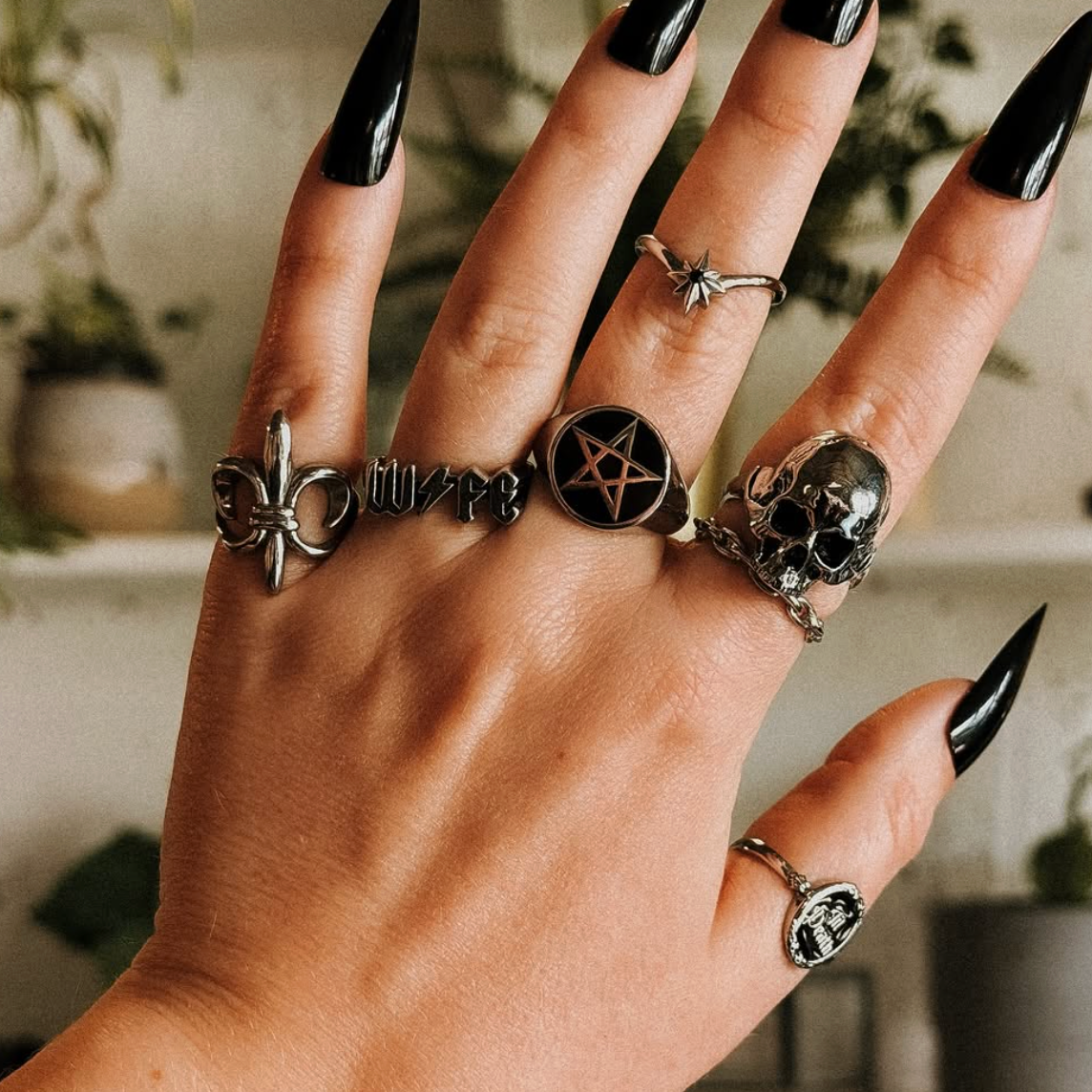 Chained Up Plain Chain Stacking Ring - Sweet Cokie 
