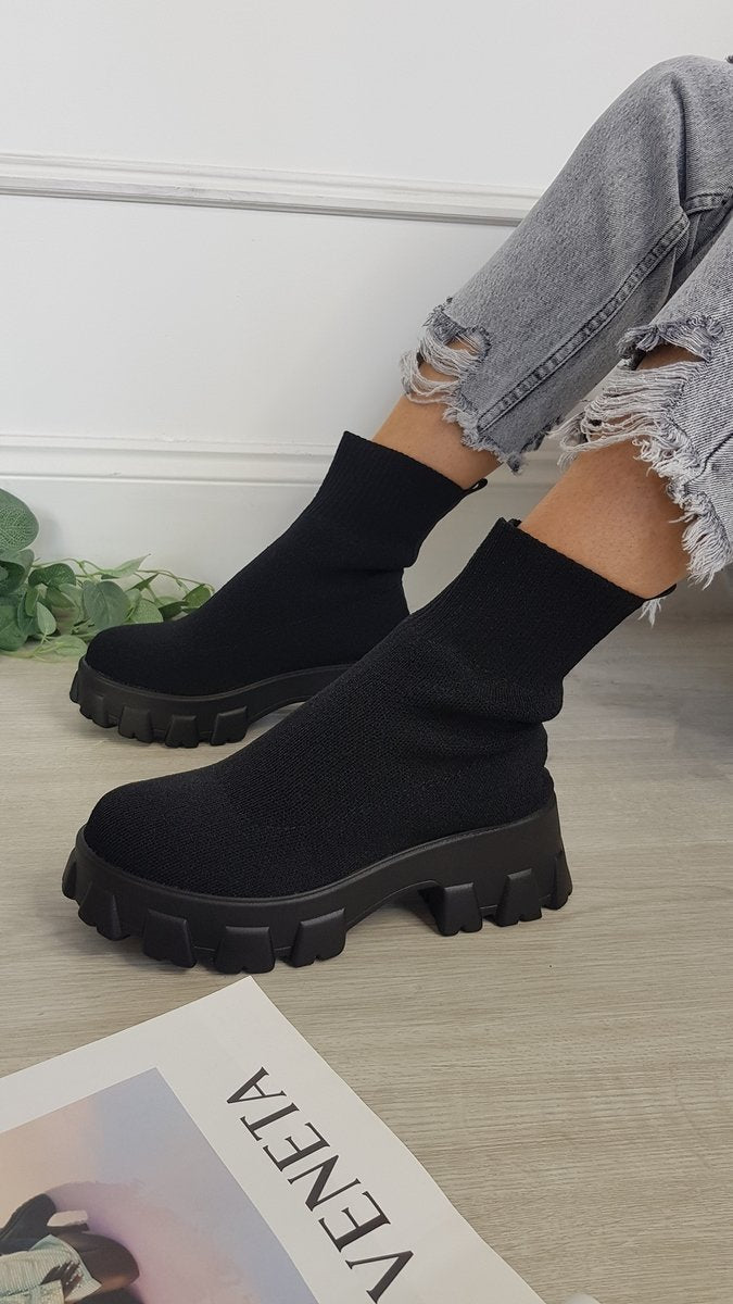 Chunky Sock Boots - Sweet Cokie 