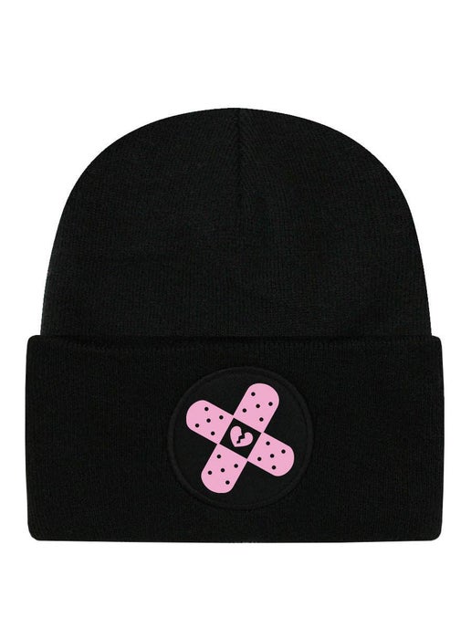 Cosmic Boop Heartbroken Black Beanie - Sweet Cokie 