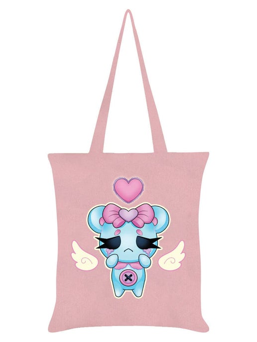 Cosmic Boop Sweet Cutie Pale Pink Tote Bag - Sweet Cokie 