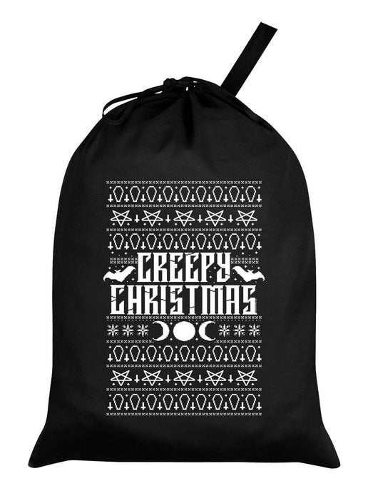 Creepy Christmas Black Santa Sack - Sweet Cokie 