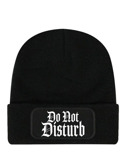 Do Not Disturb Black Beanie - Sweet Cokie 