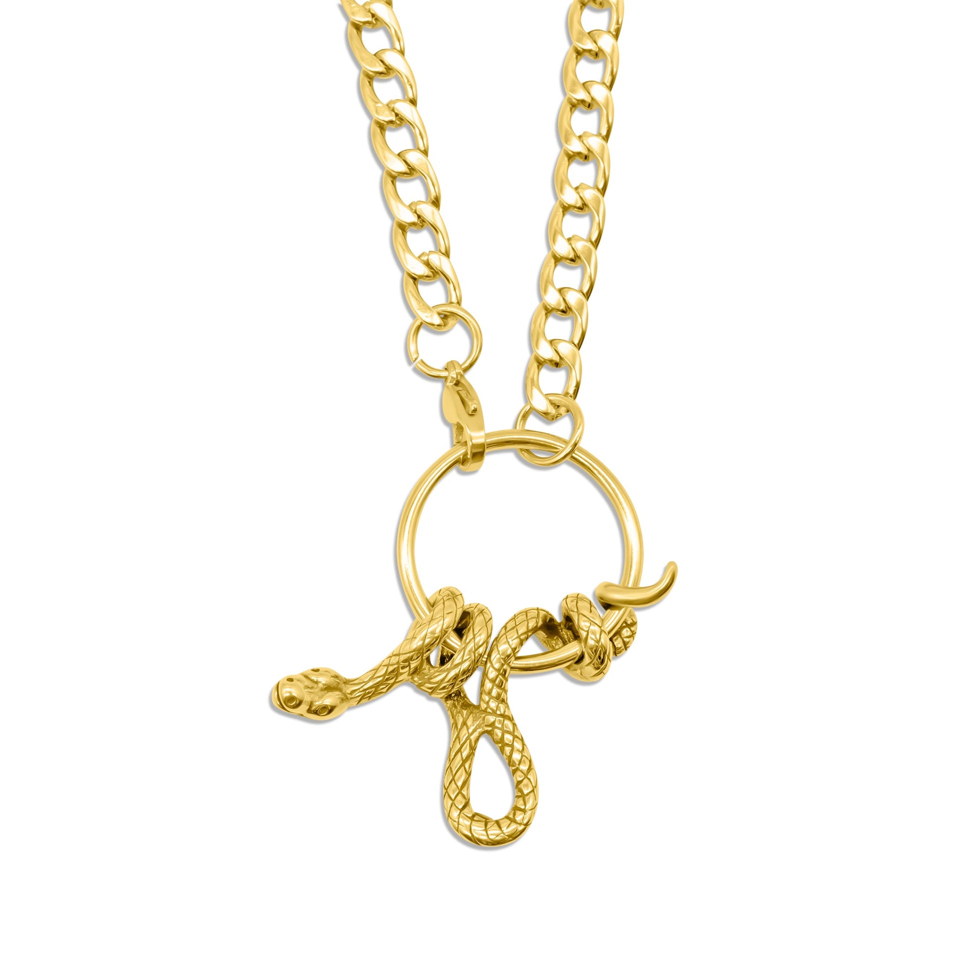 Gold Serpent's Lair Snake Necklace - Sweet Cokie 