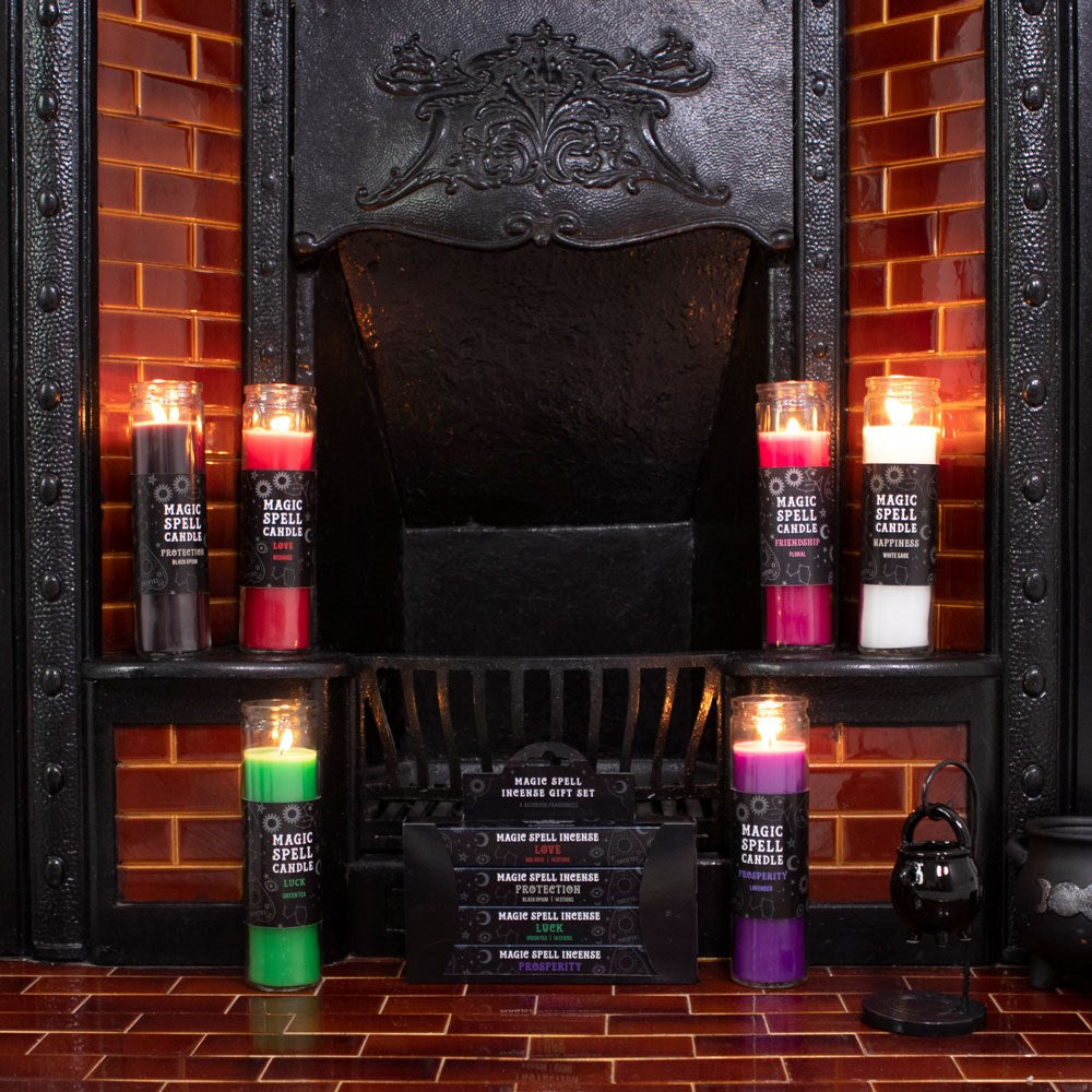 Gothic Gifts Black Opium 'Protection' Spell Tube Candle - Sweet Cokie