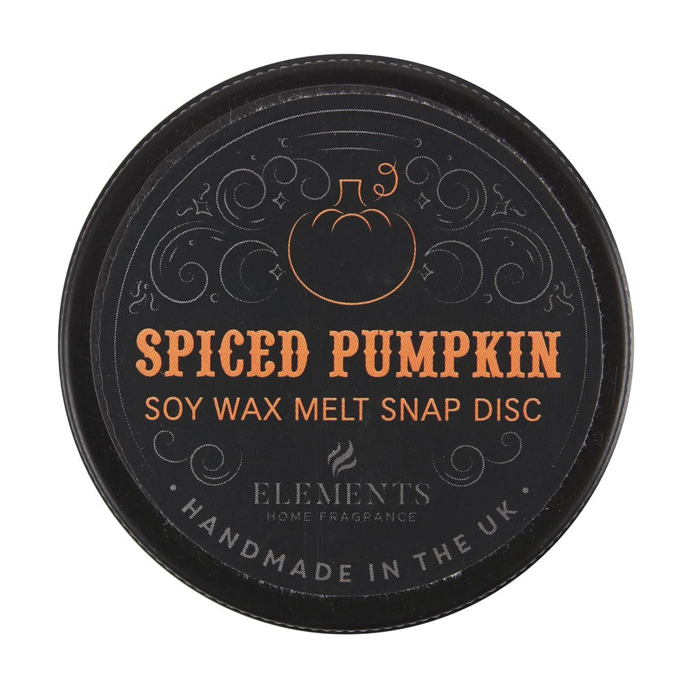 Gothic Gifts Pumpkin Spiced Soy Wax Snap Disc - Sweet Cokie