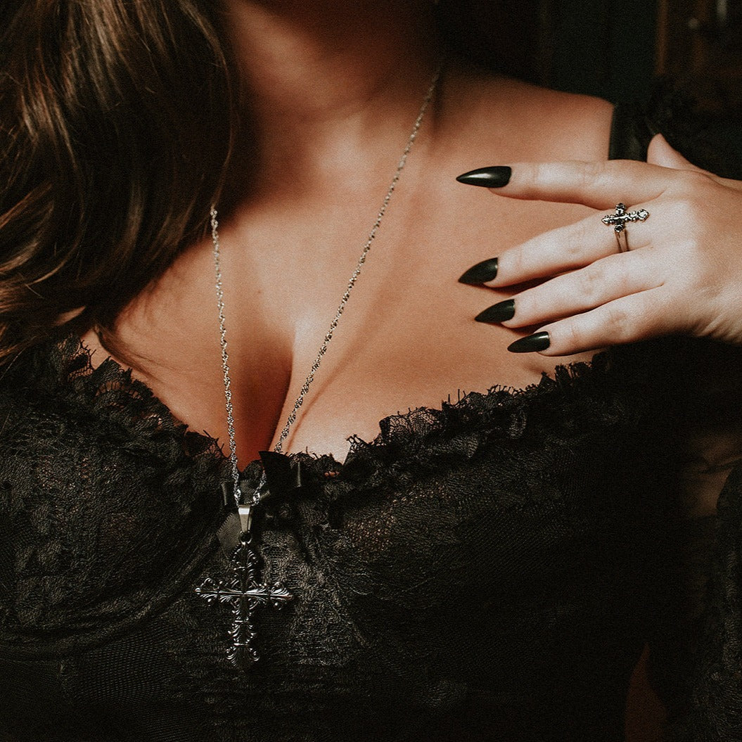 Lament Cross Necklace - Sweet Cokie