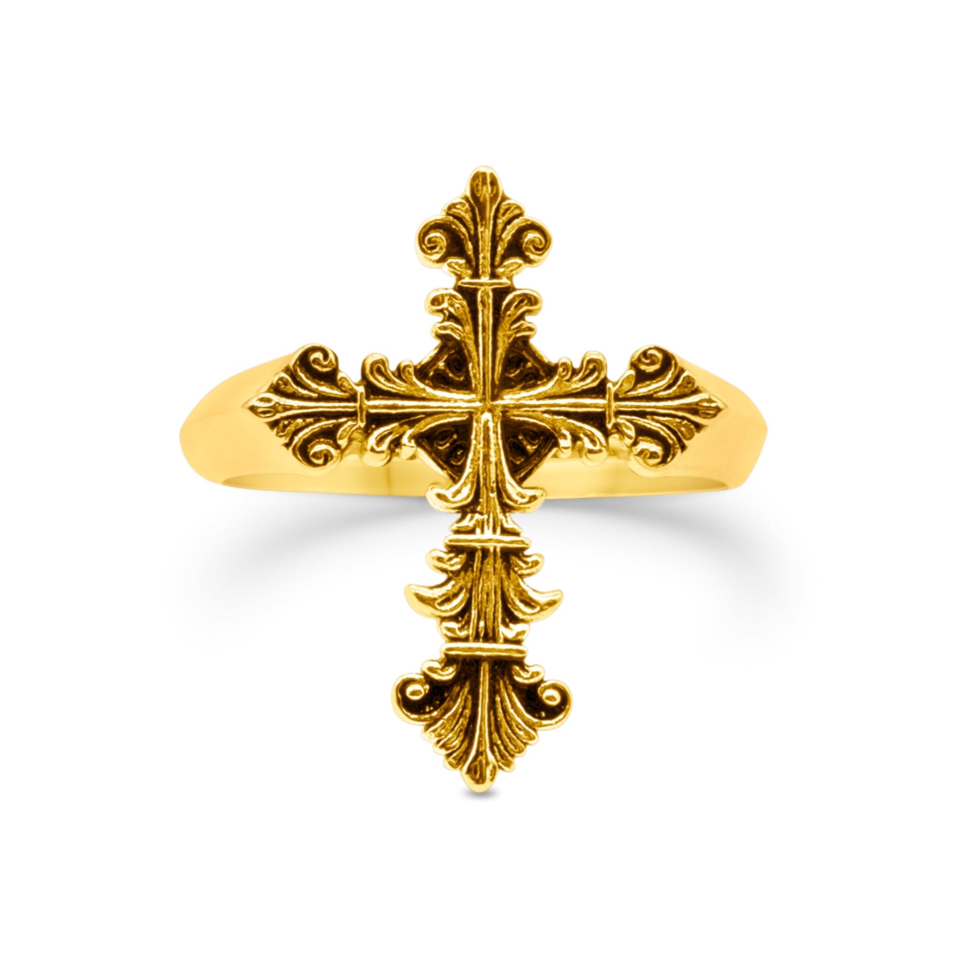 Lament Cross Ring Gold - Sweet Cokie 