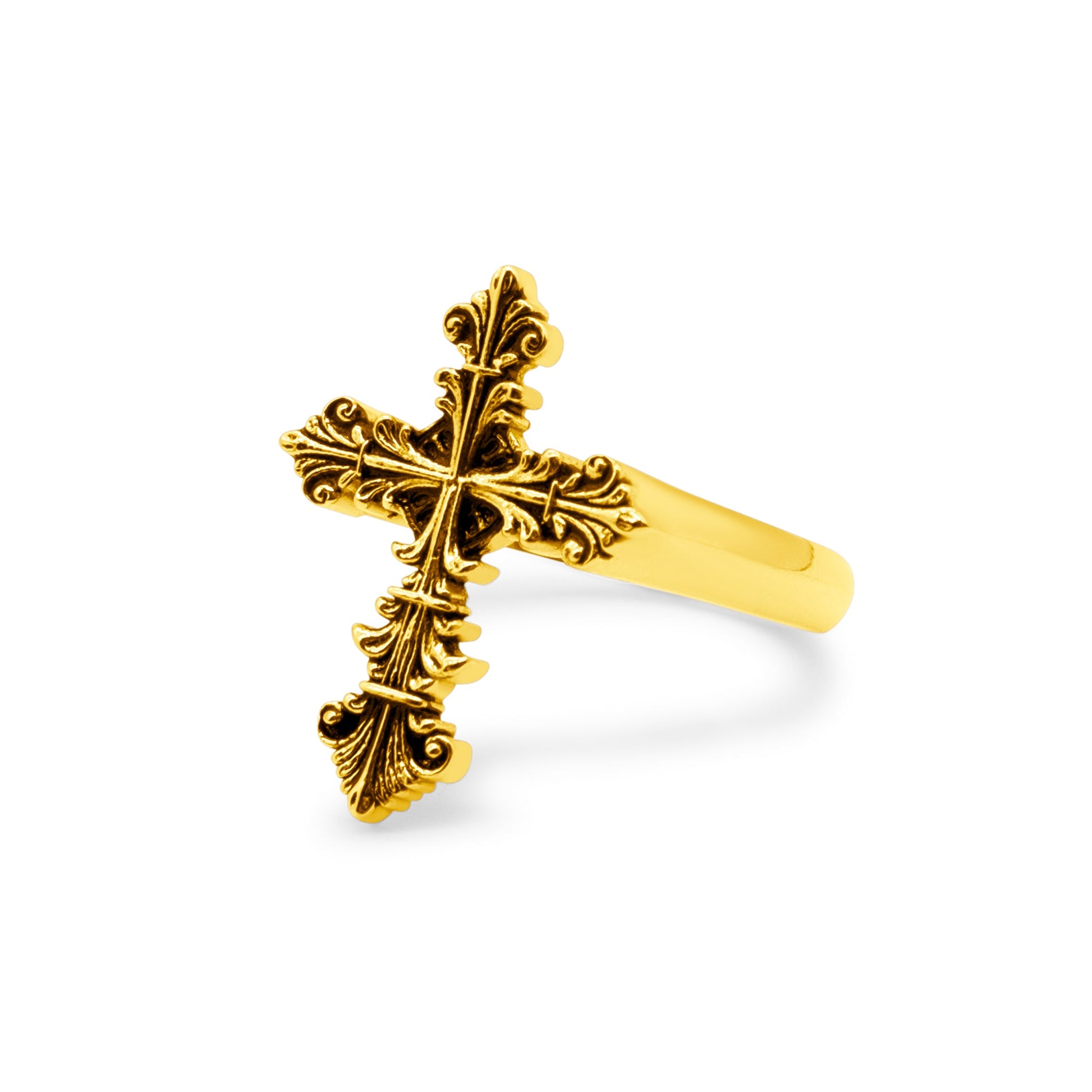 Lament Cross Ring Gold - Sweet Cokie 