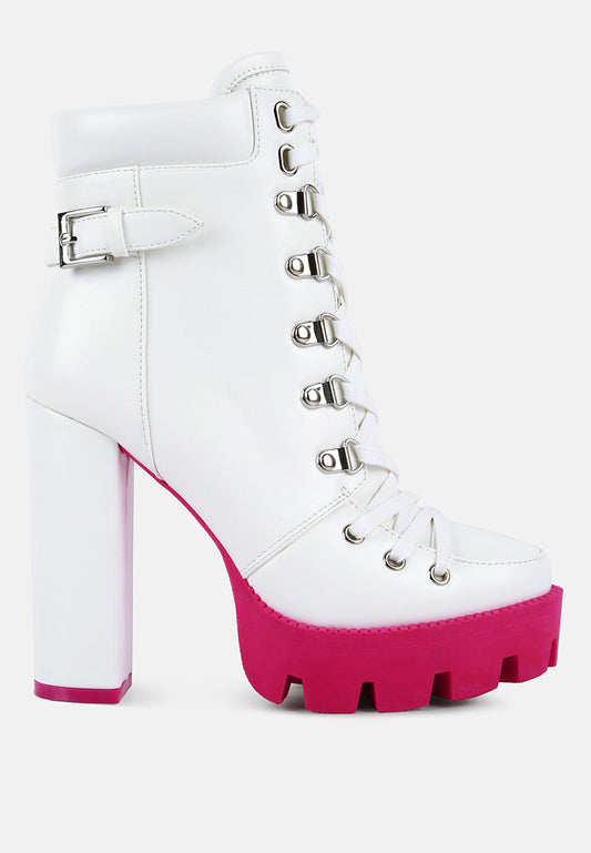 Larch Cushion Collared Biker Boots - Sweet Cokie 