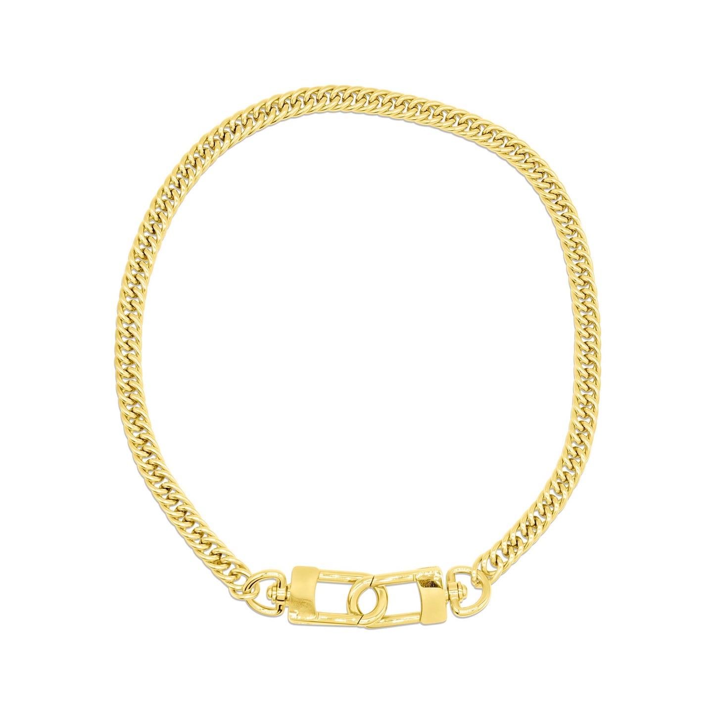 ML x Amy Hanson Gold Scorn Carabiner Necklace - Sweet Cokie 