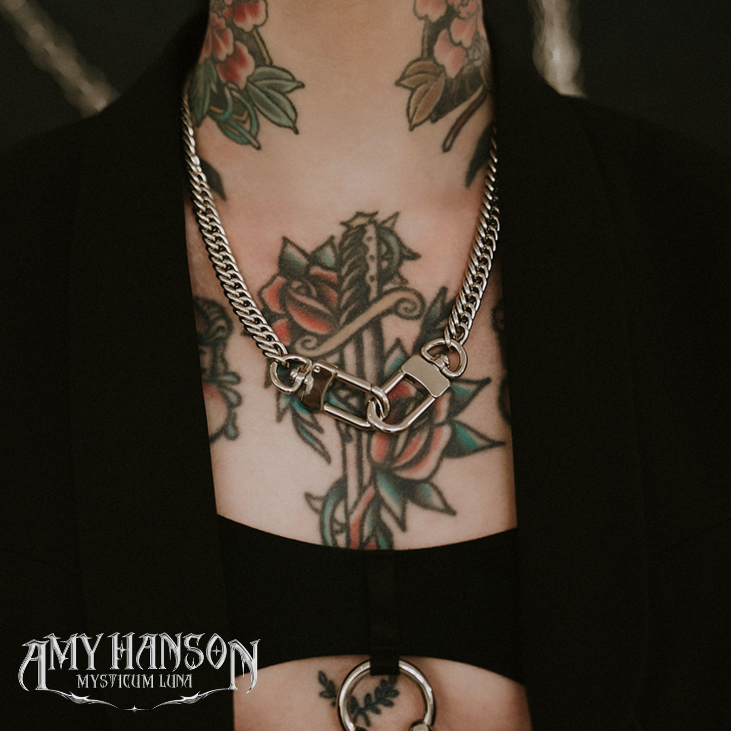 ML x Amy Hanson Scorn Carabiner Necklace - Sweet Cokie 