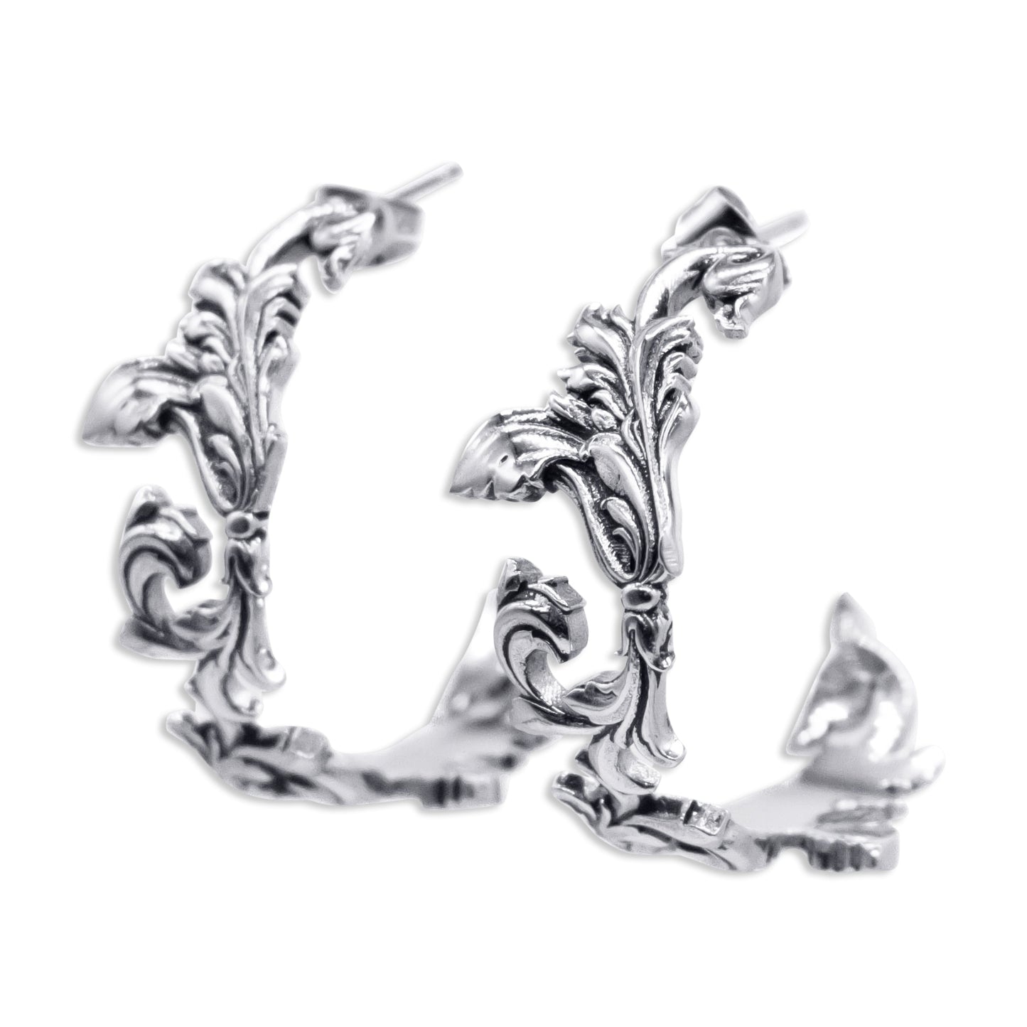 Malice Filigree Hoop Earrings - Sweet Cokie 