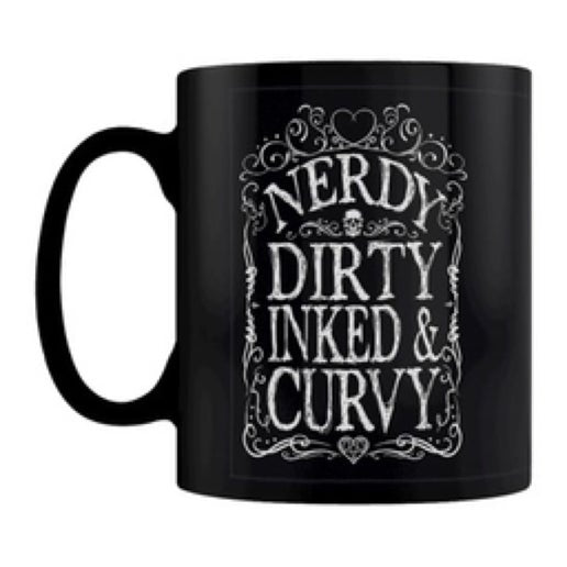 Nerdy Dirty Inked & Curvy Black Mug - Sweet Cokie 