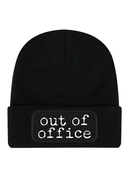 Out of Office Black Beanie - Sweet Cokie 