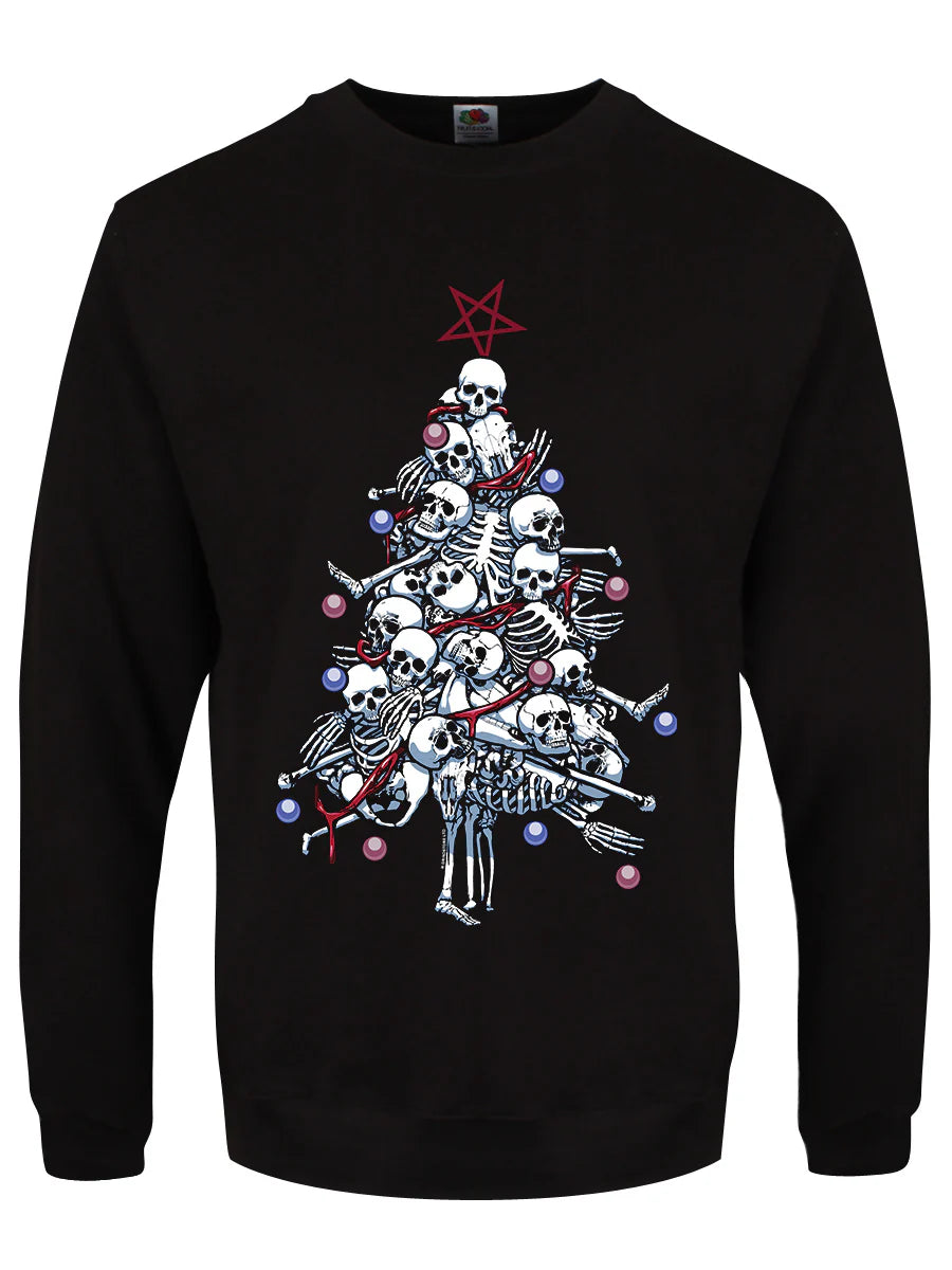 Pile o' Bones Black Christmas Jumper - Sweet Cokie 