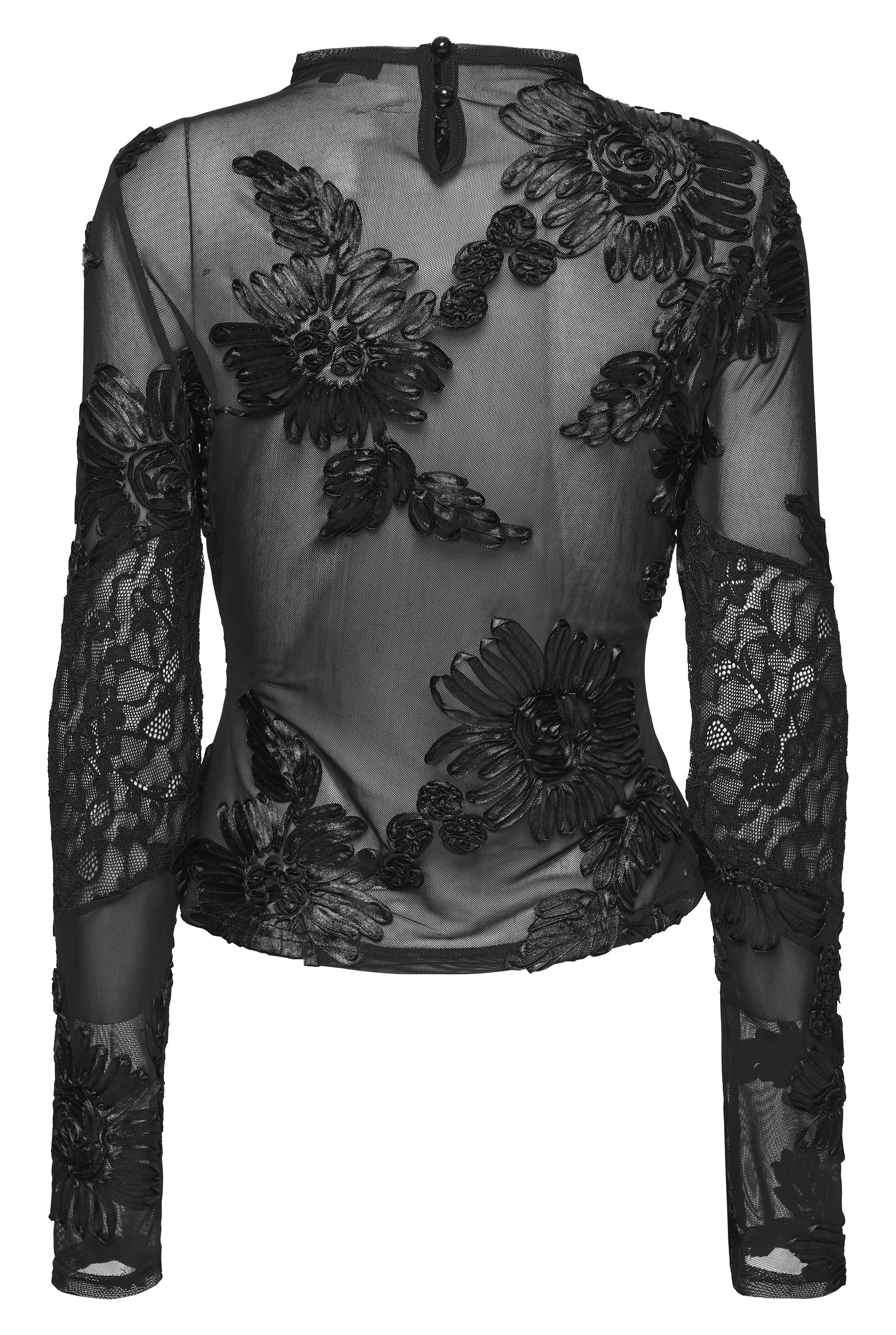 Punk Rave Goth Lace Undershirt - Sweet Cokie