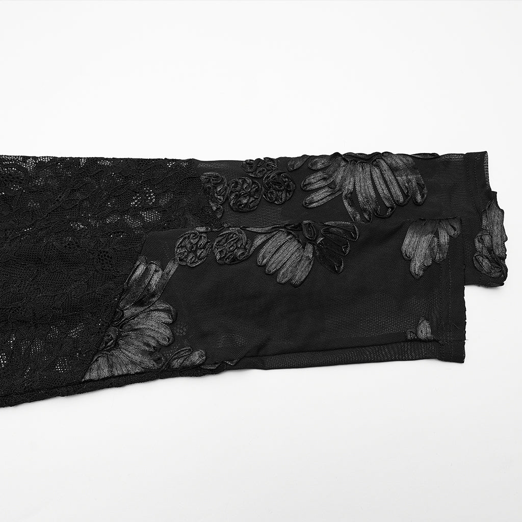 Punk Rave Goth Lace Undershirt - Sweet Cokie
