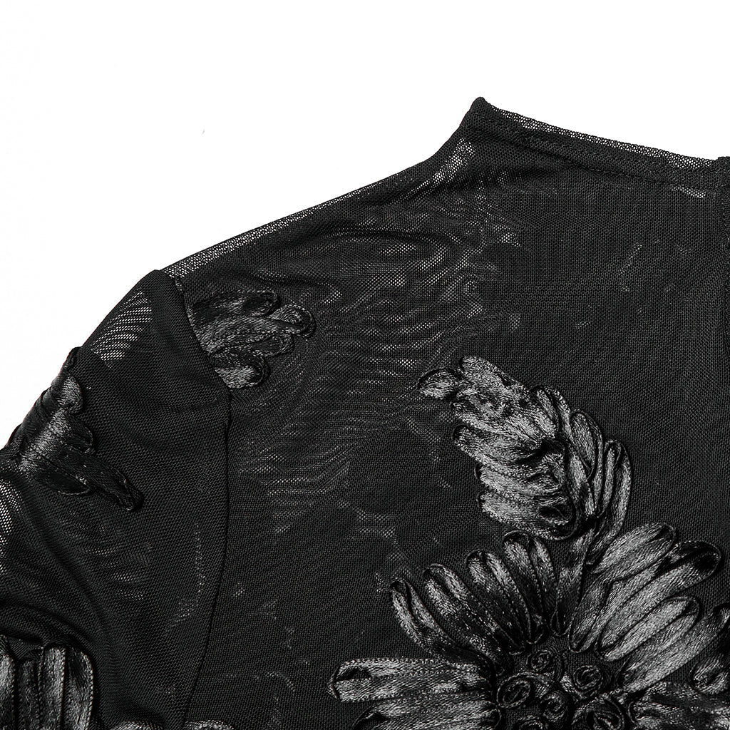 Punk Rave Goth Lace Undershirt - Sweet Cokie