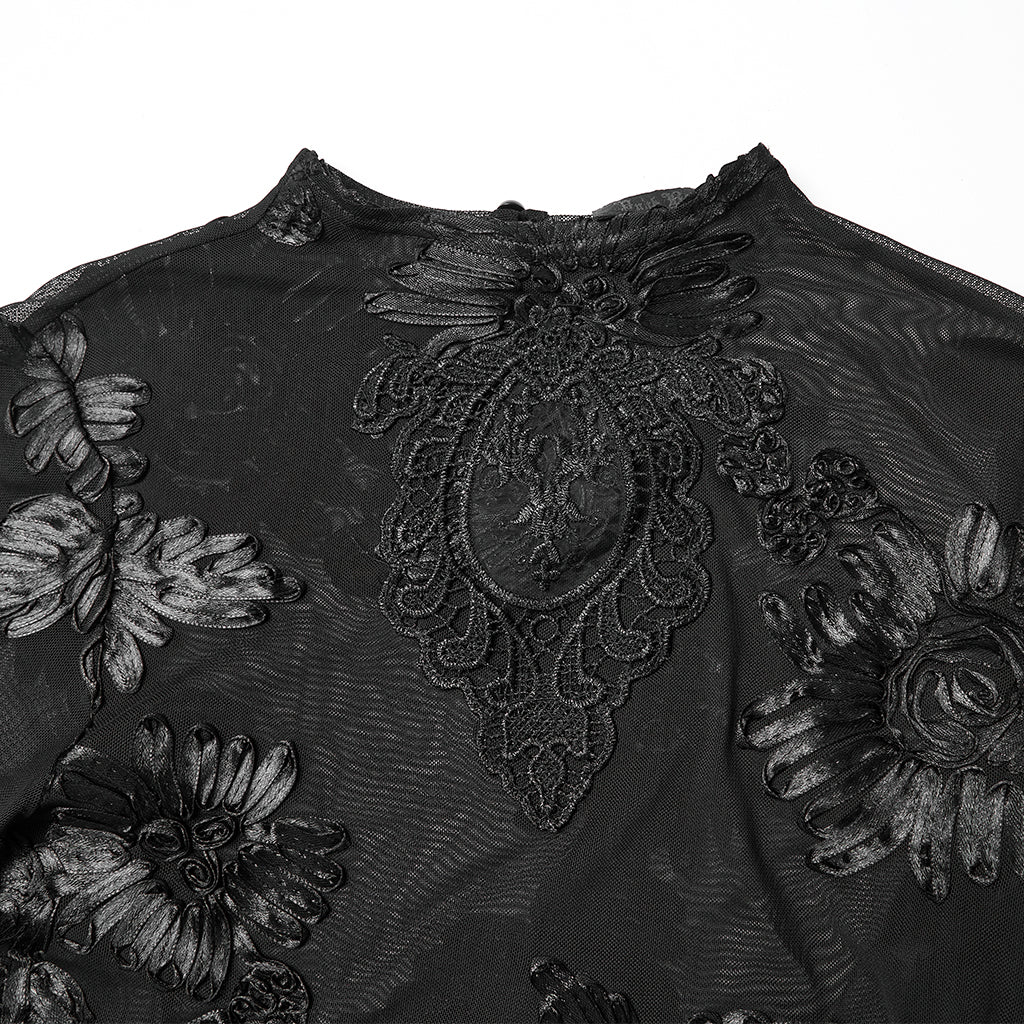Punk Rave Goth Lace Undershirt - Sweet Cokie