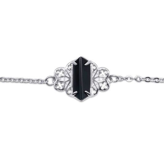 Repent Medieval Black Gemstone Choker Necklace - Sweet Cokie 