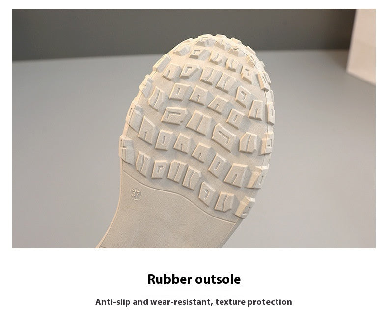 Round Toe Platform Casual Sneakers - Sweet Cokie 