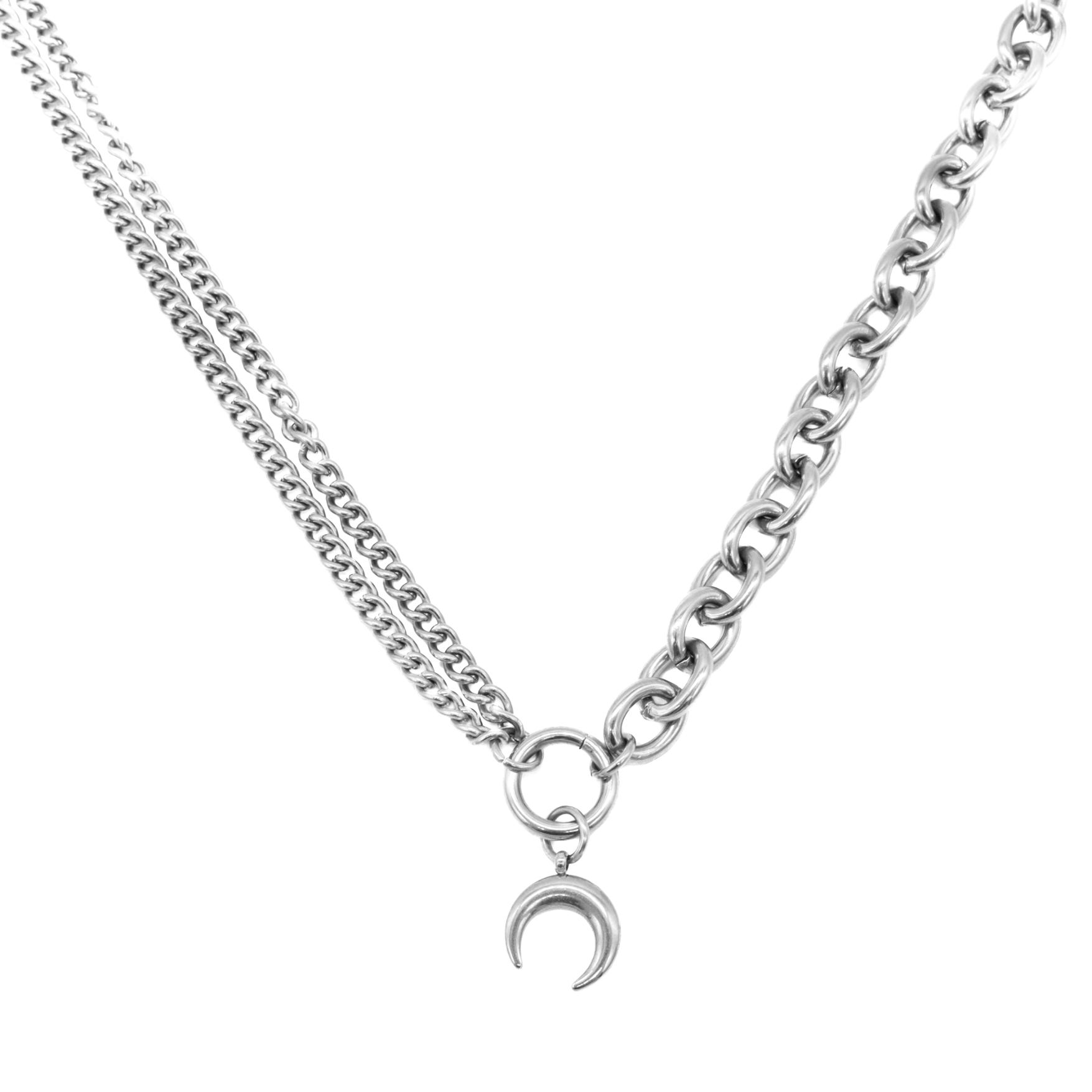 Selene Crescent Moon Necklace - Sweet Cokie 