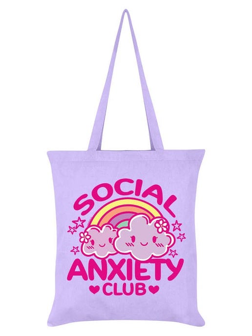Social Anxiety Club Lilac Tote Bag - Sweet Cokie 