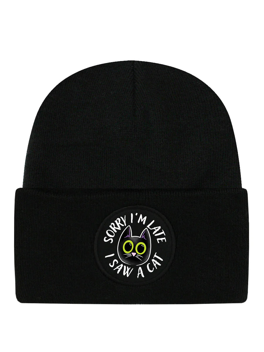 Sorry I'm Late I Saw A Cat Beanie