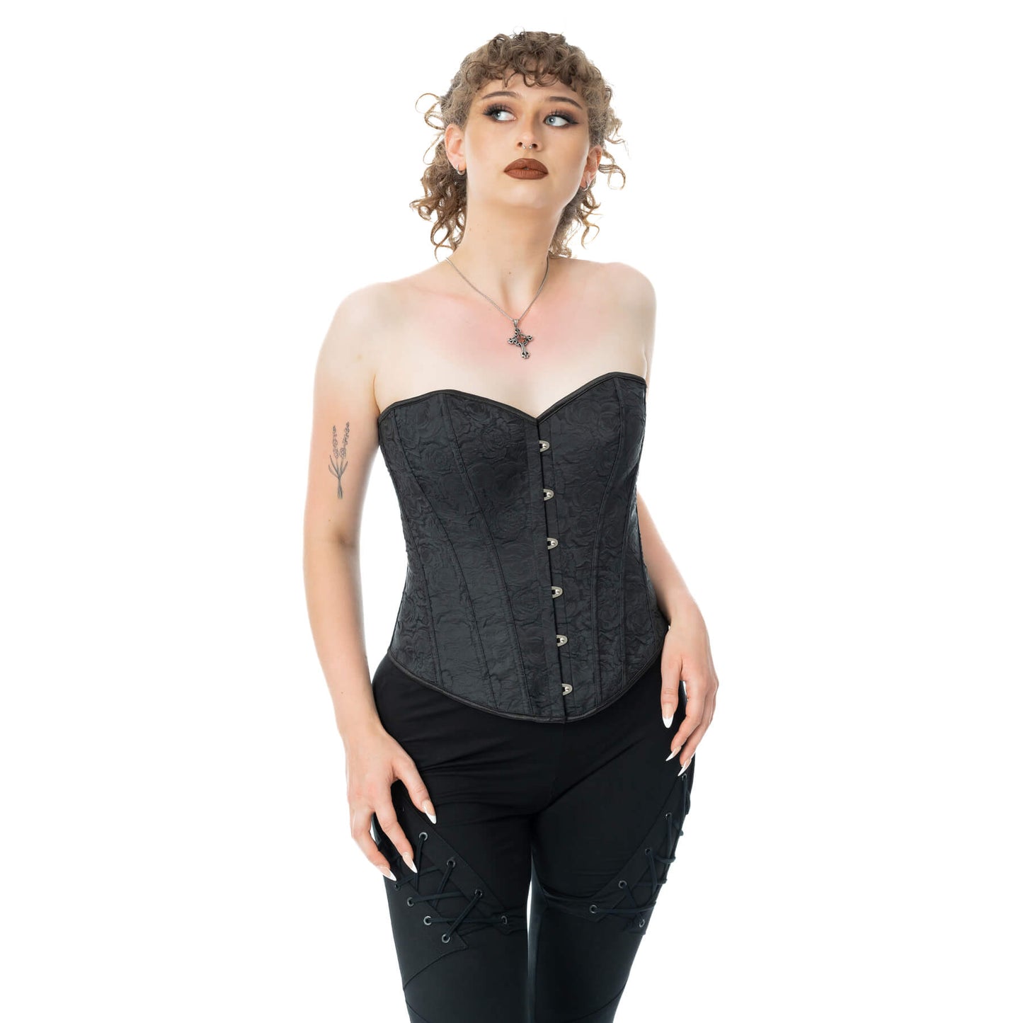 Vixxen Noir Rose Corset - Sweet Cokie